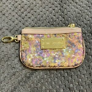 Betsey Johnson Sequin Coin Purse